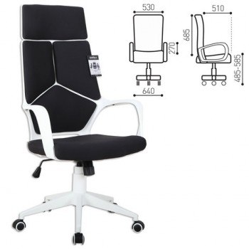 Кресло офисное BRABIX Prime EX-515 (черная ткань) в Тулинском - tulinskij.mebel54.com | фото