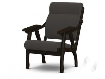 Кресло Вега-10 (венге лак/ULTRA GRAFIT) в Тулинском - tulinskij.mebel54.com | фото