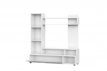 Мебель для гостиной "МГС 9" Белый / Цемент светлый в Тулинском - tulinskij.mebel54.com | фото