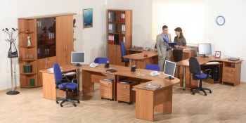 Мебель для персонала Альфа 61 Ольха в Тулинском - tulinskij.mebel54.com | фото