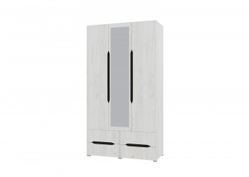 Шкаф 3-х створчатый с ящиками и зеркалом Вега (Прованс) в Тулинском - tulinskij.mebel54.com | фото